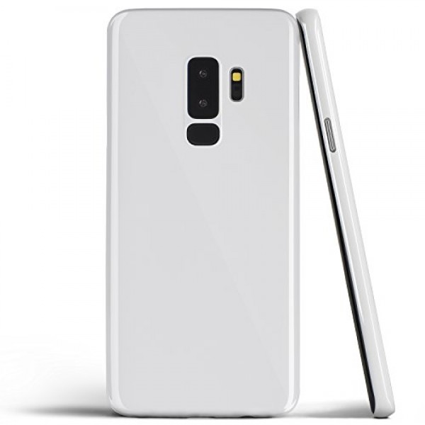 totallee Galaxy S9 Plus Case, Thinnest Cover Premium Ultra Thin Light Slim Minimal Anti-Scratch Protective - for Samsung Galaxy S9 Plus (Jet White)