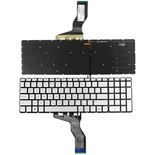 Buy New US Silver English Backlit Laptop Keyboard Online in UAE