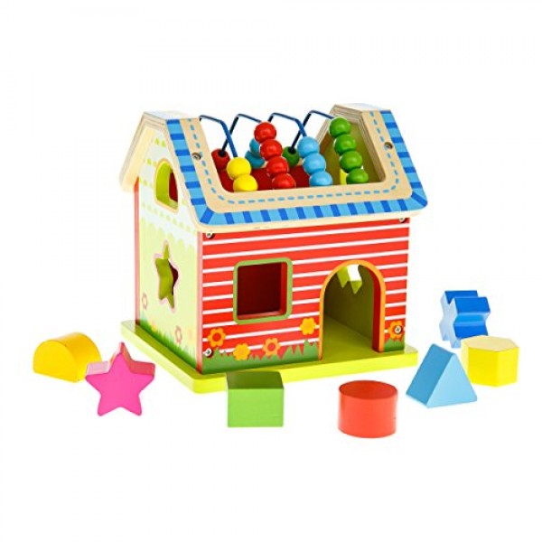 Buy Toysy Toys Activity Wooden House Online in UAE