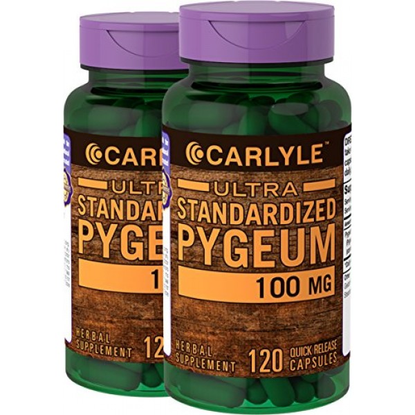 Buy Original Carlyle Pygeum Standardized 100 mg (12.5% Phytosterols) 240 Capsules imported USA