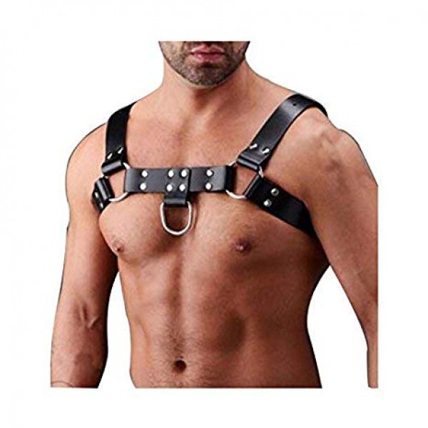 Shop Leather Body Chest High Elastic Belt for Men Imported from USA