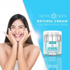 Nuva Skin Retinol Cream Moisturizer for Face and Eye Area - Reduces Wrinkles & Fine Lines Sale in UAE