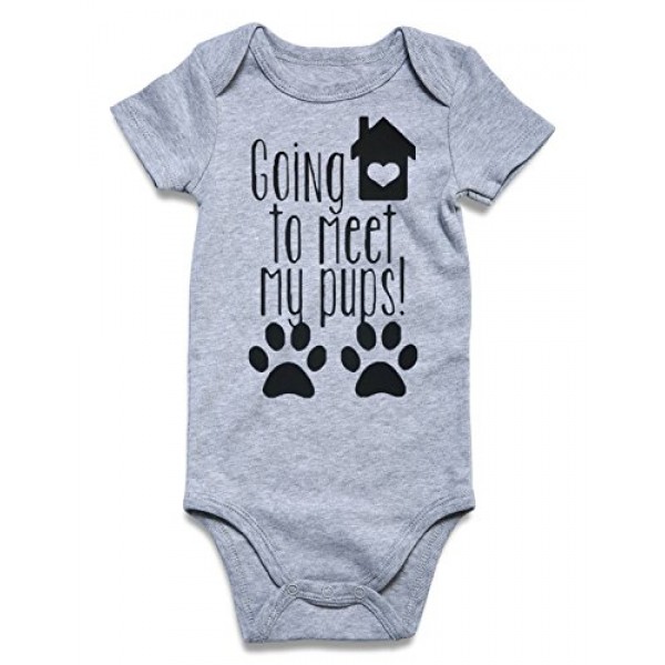 cutemefy baby boys girls newborn infant letter print romper clothes outfit shop online in UAE