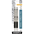 zebra pen g-402 stainless steel retractable gel pen shop online in UAE