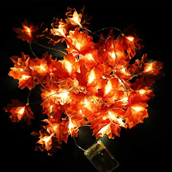 Buy online High Quality Maple Leaves String Lights for Special Decoration in UAE 