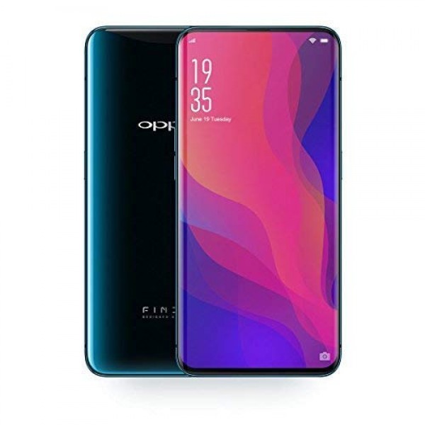 Oppo Find X 8GB+256GB Super VOOC 35minutes Full Charge 6.42 inches Panoramic Arc Screen Sliding Stealth 3D Cameras 25MP 4G Mobile Phone (Glacier Blue)