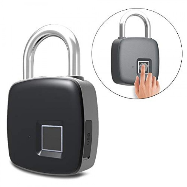 High Quality Fingerprint Smart Biometric Waterproof Padlock Of Ya-Tube Brand Ip65 Imported From USA