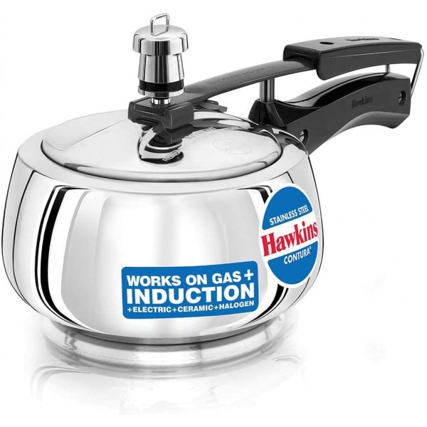 Hawkins Contura Stainless Steel Pressure Cooker ..