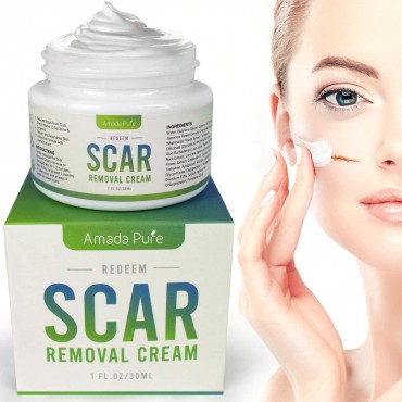 Shop Amada Pure Scar Removal Cream with Natural Herbal Extracts Formula - Effective for Old & New Scars