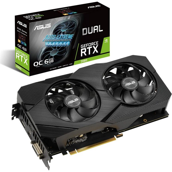 Asus Geforce Rtx 2060 Overclocked 6g Gddr6 Dual-..