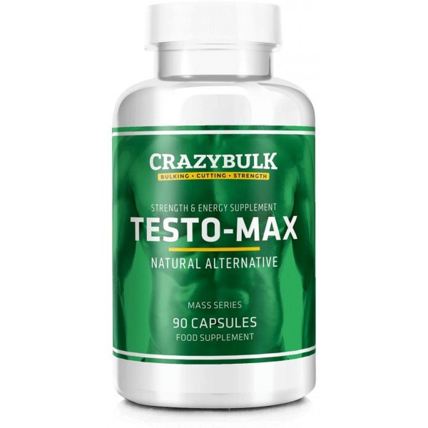 Testo-Max - Potenciador de testosterona natural con potentes ingredientes para ganancias musculares, resistencia, fuerza, energía, aumento de volumen y corte (120 cápsulas)