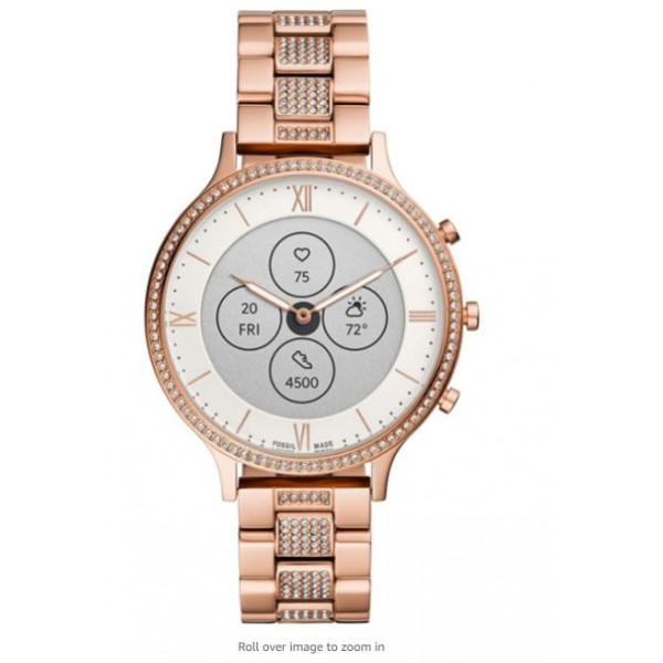 Fossil Women's Charter Hybrid Smartwatch Hr With..