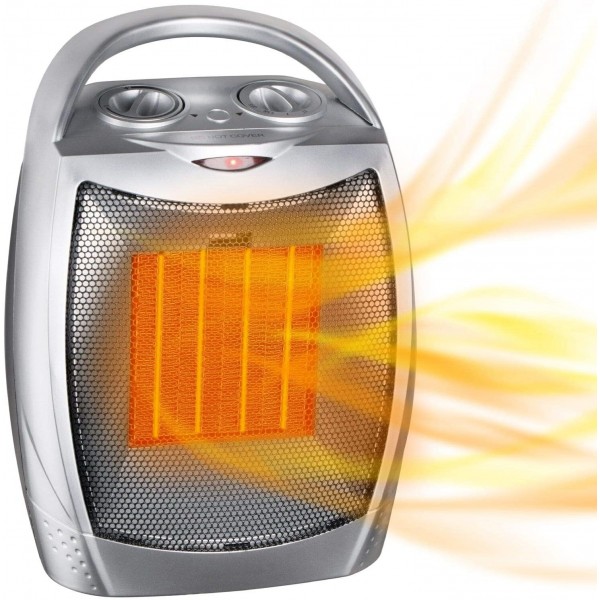 Portable Electric Space Heater With Thermostat, ..