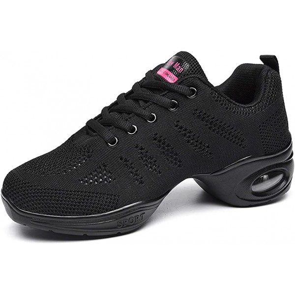 Women's Jazz Shoes Lace-up Sneakers - Breathable..