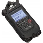 Zoom H4n Pro 4-Track Portable Recorder, All Black, Stereo Microphones, 2 XLR/ ¼“ Combo Inputs, Battery Powered, for Stereo/Multitrack Recording of Music, Audio for Video, and Podcasting