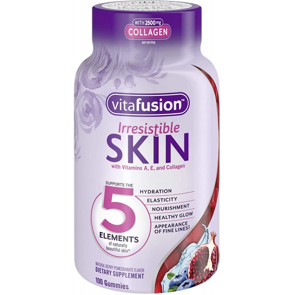 Vitafusion Irresistible Skin Gummy Vitamins, 100ct