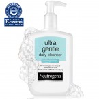 Neutrogena Ultra Gentle Daily Facial Cleanser for Sensitive Skin, Oil-Free, Soap-Free, Hypoallergenic & Non-Comedogenic Foaming Face Wash to Remove Dirt, Makeup & Impurities