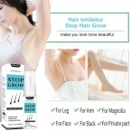 Hair Growth Inhibitor Spray, Painless Hair Stop Growth Spray, Hair Removal Spray, Non-Irritating Effective for Face Arm Leg Armpit