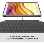 Logitech Combo Touch for iPad Air (3rd Generation) and iPad Pro 10.5-inch Keyboard case with trackpad, Wireless Keyboard, and Smart Connector Technology - Graphite