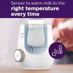 Philips Avent Fast Baby Bottle Warmer with Smart Temperature Control and Automatic Shut-Off