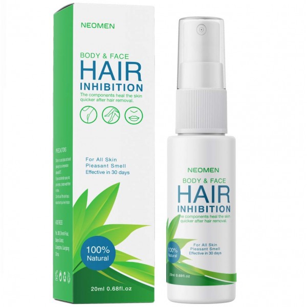 Neomen Hair Inhibitor - Premium Hair Removal Spray - Painless Hair Stop Growth Spray - Skin Friendly Painless Flawless Non-Irritating Hair Inhibitor for Face, Arm, Leg, Armpit, Make Your Skin Smooth