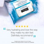 Neutrogena Hydrating Makeup Remover Face Wipes, Pre-Moistened Facial Cleansing Towelettes to Condition Skin & Remove Dirt, Oil, Makeup & Waterproof Mascara, Alcohol-Free