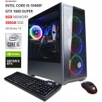 CyberpowerPC Gamer Xtreme VR Gaming PC, Intel i5-10400F 2.9GHz, GeForce GTX 1660 Super 6GB, 8GB DDR4, 500GB NVMe SSD, Wi-Fi Ready & Windows 10 Home (GXiVR8060A10)