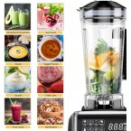 OMMO Blender 1800w, Professional Countertop Blender Smoothie Maker with Built-in Timer, High Power Blender 68oz Cups for Smoothies, Blend, Chop, Grind