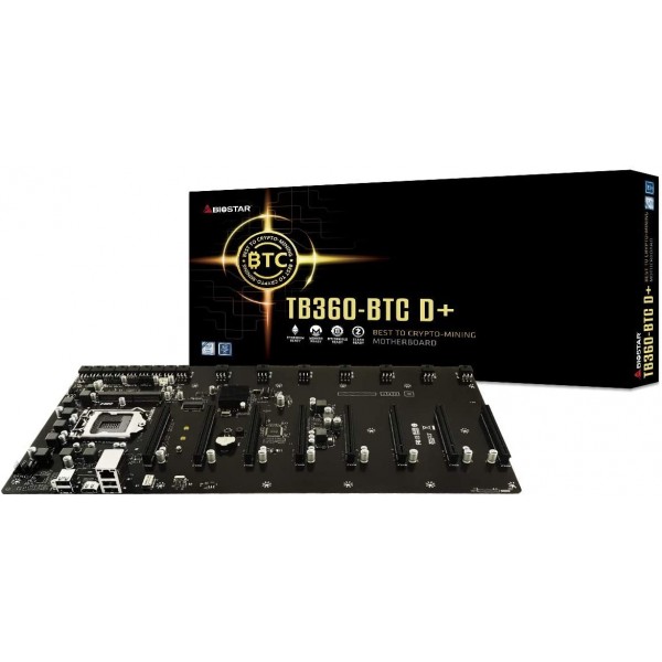 Biostar Tb360-btc D+ Lga1151 Sodimm Ddr4 8 Gpu S..