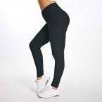 Dndnchun Women Ruched Yoga Pants Butt Lifting High Waist Tummy Control Gym Leggings for Glutes Workout Running Fitness Black