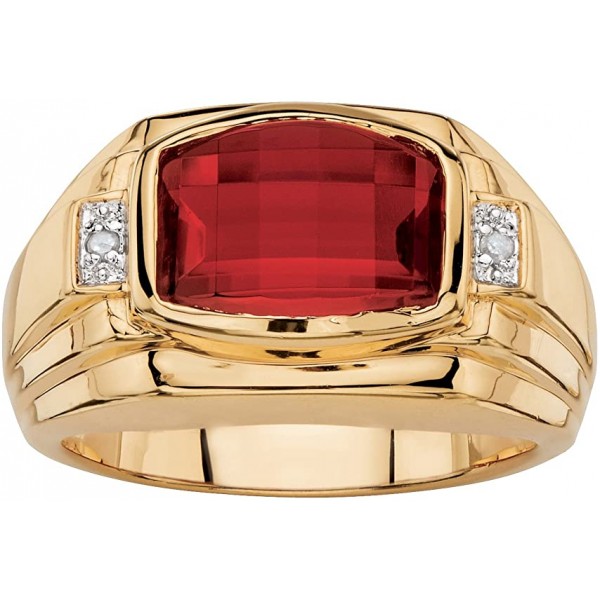 Palm Beach Jewelry Men's 18k Yellow Gold Plated ..