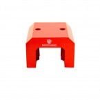 Red Alnico Horseshoe Magnet - 47kg Pull (54 x 83 x 70mm)