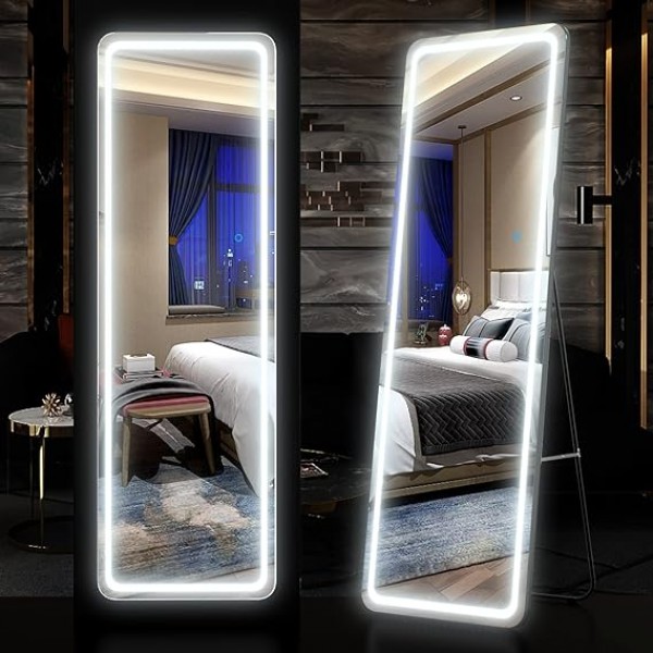 Edtemi Full Length Mirror Lighted 63"x20&qu..