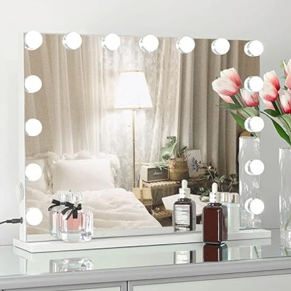 Fenhome 22.8"x 18.1" Vanity Mirror Mak..